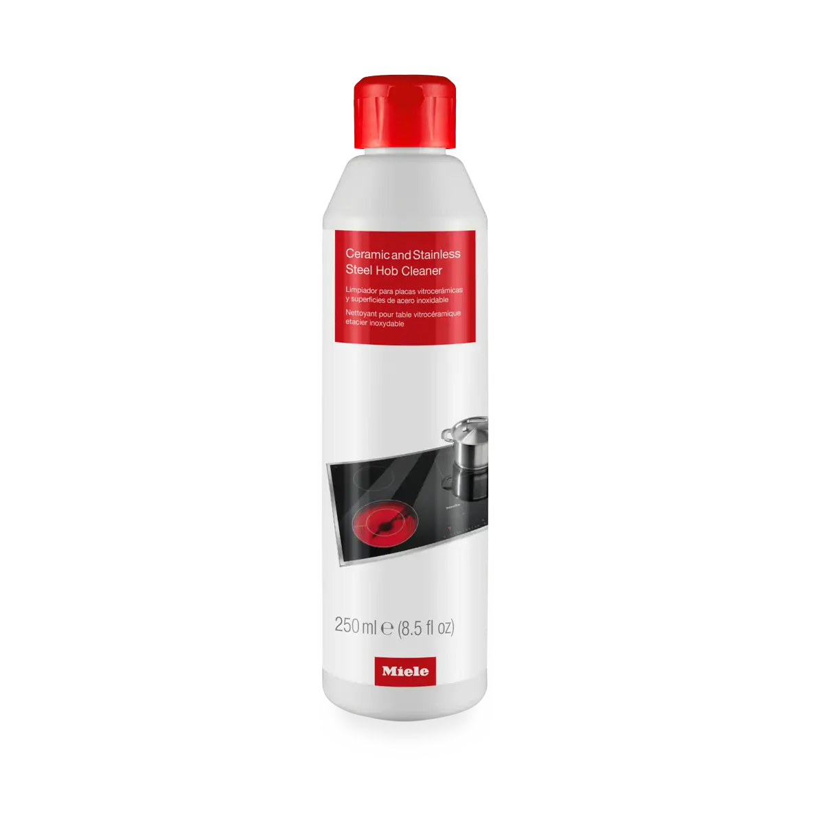 Limpiador vitrocerámica y acero, 250 ml